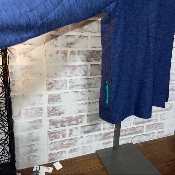 Pebble Beach Navy Performance Pullover 1/4 zip - Picture 5 of 8